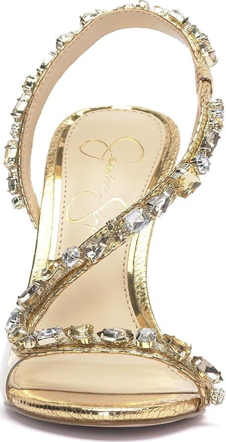 Jessica Simpson Jaycin Embellished Heeled Sandals | Amazon (US)