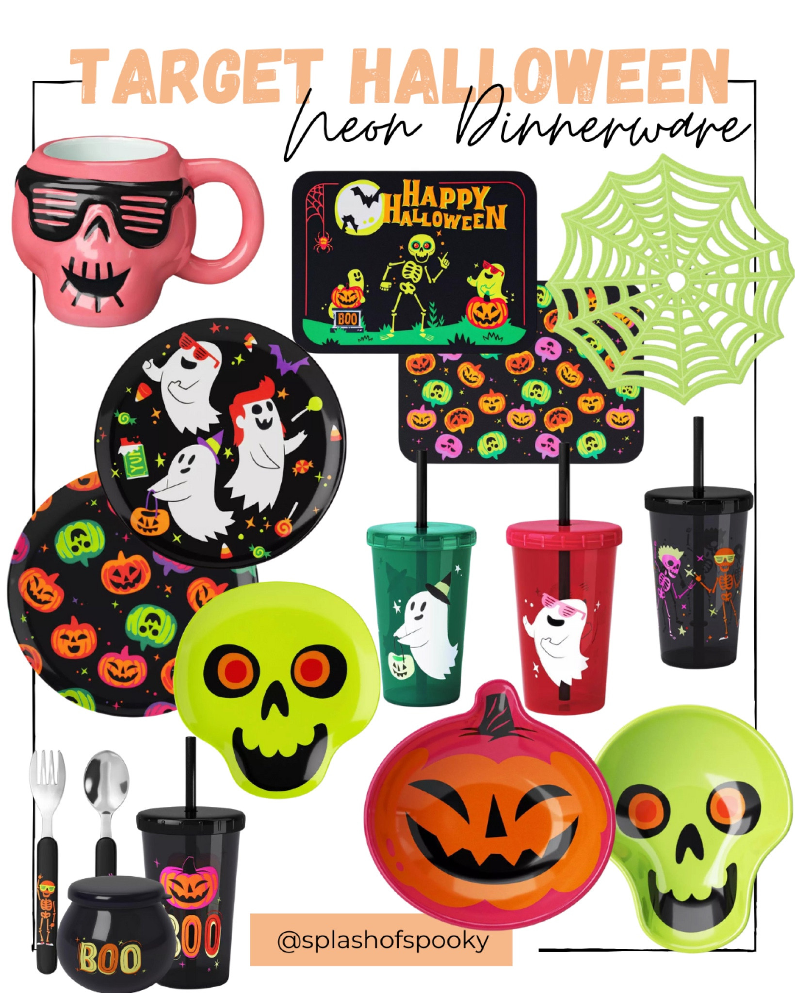 Target’s neon Halloween line includes dinnerware perfect for entertaining or putting into a boo basket (or spooky basket). 

#LTKSeasonal #LTKHome #LTKFamily