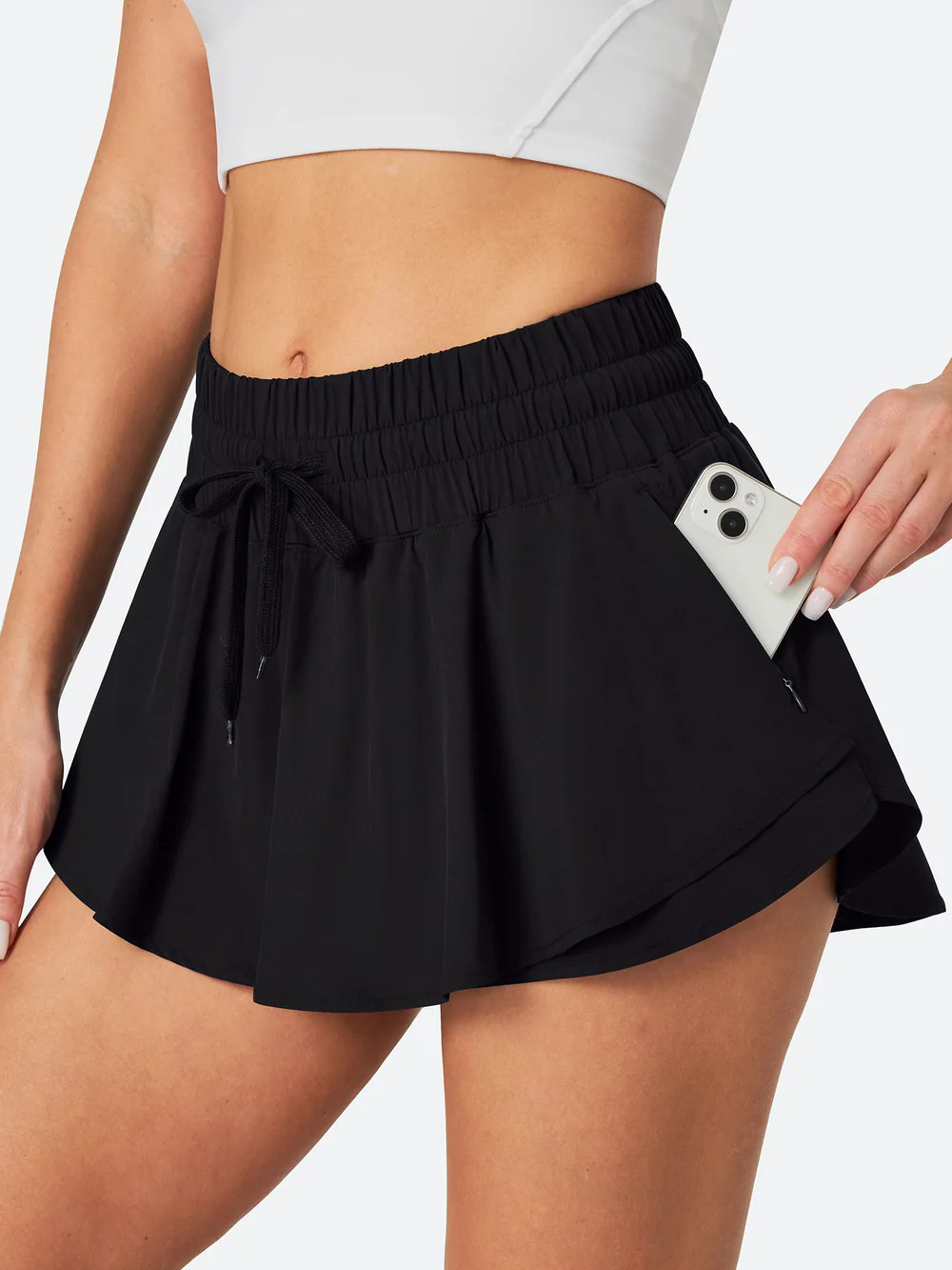 IUGA High Waist Flowy Shorts with Pockets | IUGA