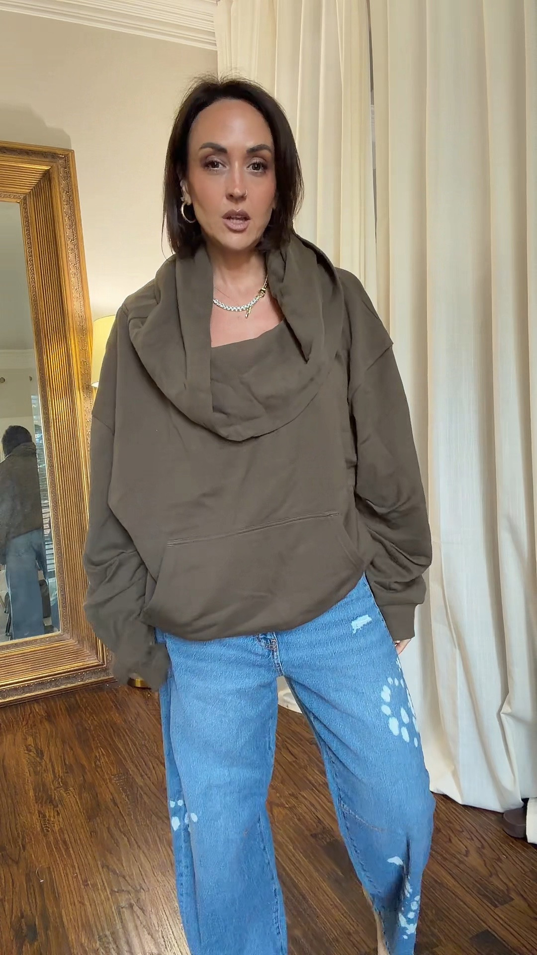 These @oakandfort are the ultimate elevated slouchy hoodie and would get them in every color. Size M

#LTKootd #LTKmomlife #LTKOver40