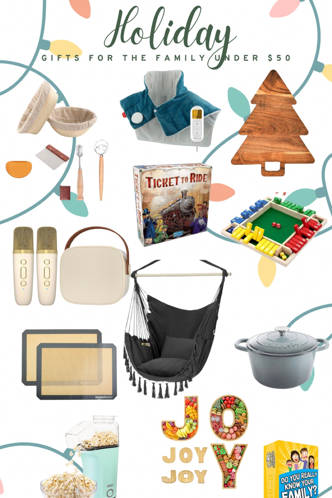 Gifts for the family under $50 

#LTKSaleAlert #LTKGiftGuide #LTKSeasonal