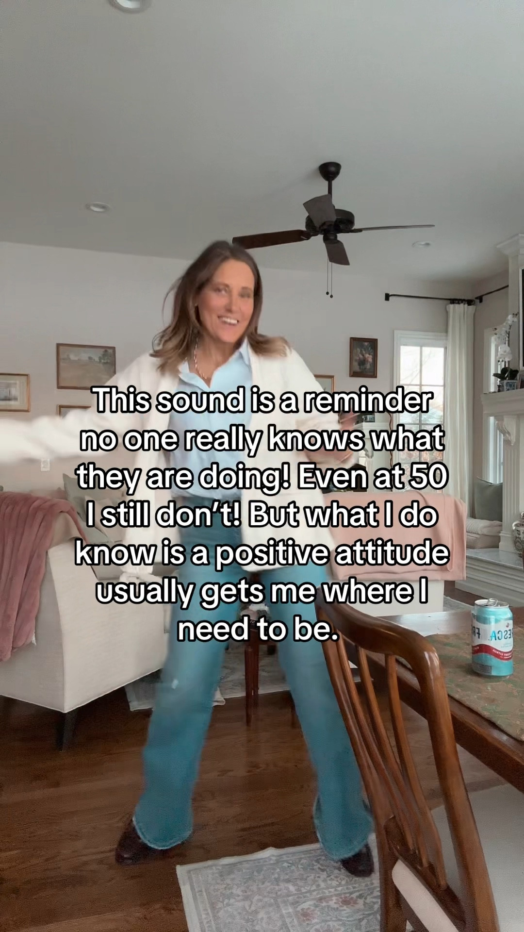 This is definitely me to a T! Tiffany! After surviving breast cancer, losing loved ones, starting a new career, and being strong when I didn’t want to be! A positive attitude is what drives me.  Love you all! 

#postiveattitude

#LTKOver40 #LTKWatchNow #LTKSaleAlert