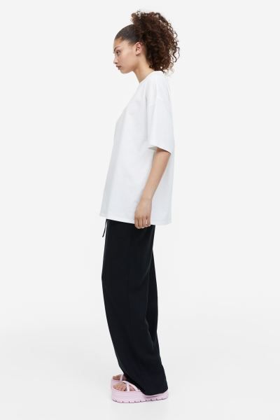 Oversized Motif-detail T-shirt | H&M (US)