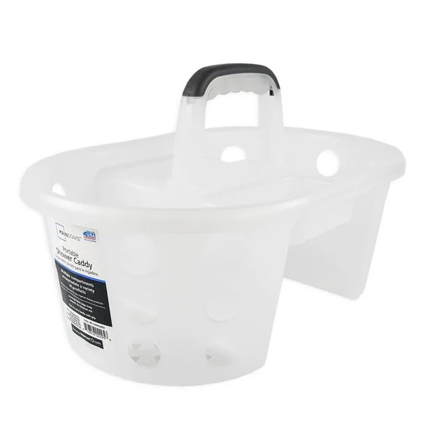 Mainstays Portable Shower Caddy, White - Walmart.com | Walmart (US)
