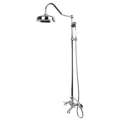 CCK2661 Vintage Clawfoot Tub Shower Combination | Wayfair North America