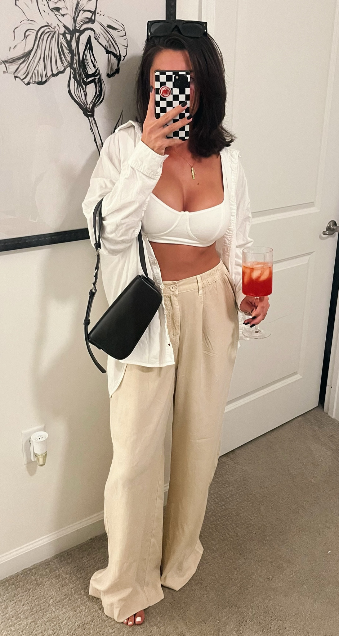 Loved this comfy-casual coastal outfit taking me from summer to early fall 🤍 #mama #mamafashion #fallfashion #coastalvibes #comfycasual #hamptons #whitebuttonup #trousers #GNO 

#LTKBacktoSchool #LTKSeasonal #LTKFindsUnder100