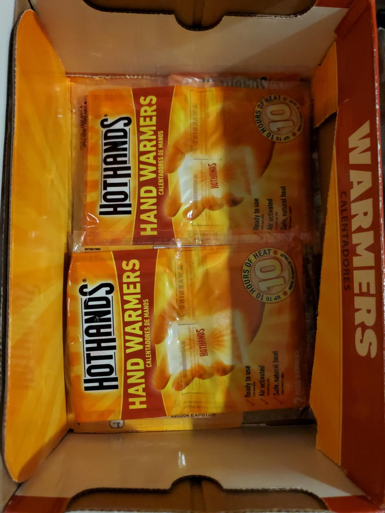 HotHands Hand & Toe Warmers - Long Lasting Natural Odorless Air Activated Warmers - 24 pair hand ... | Amazon (US)