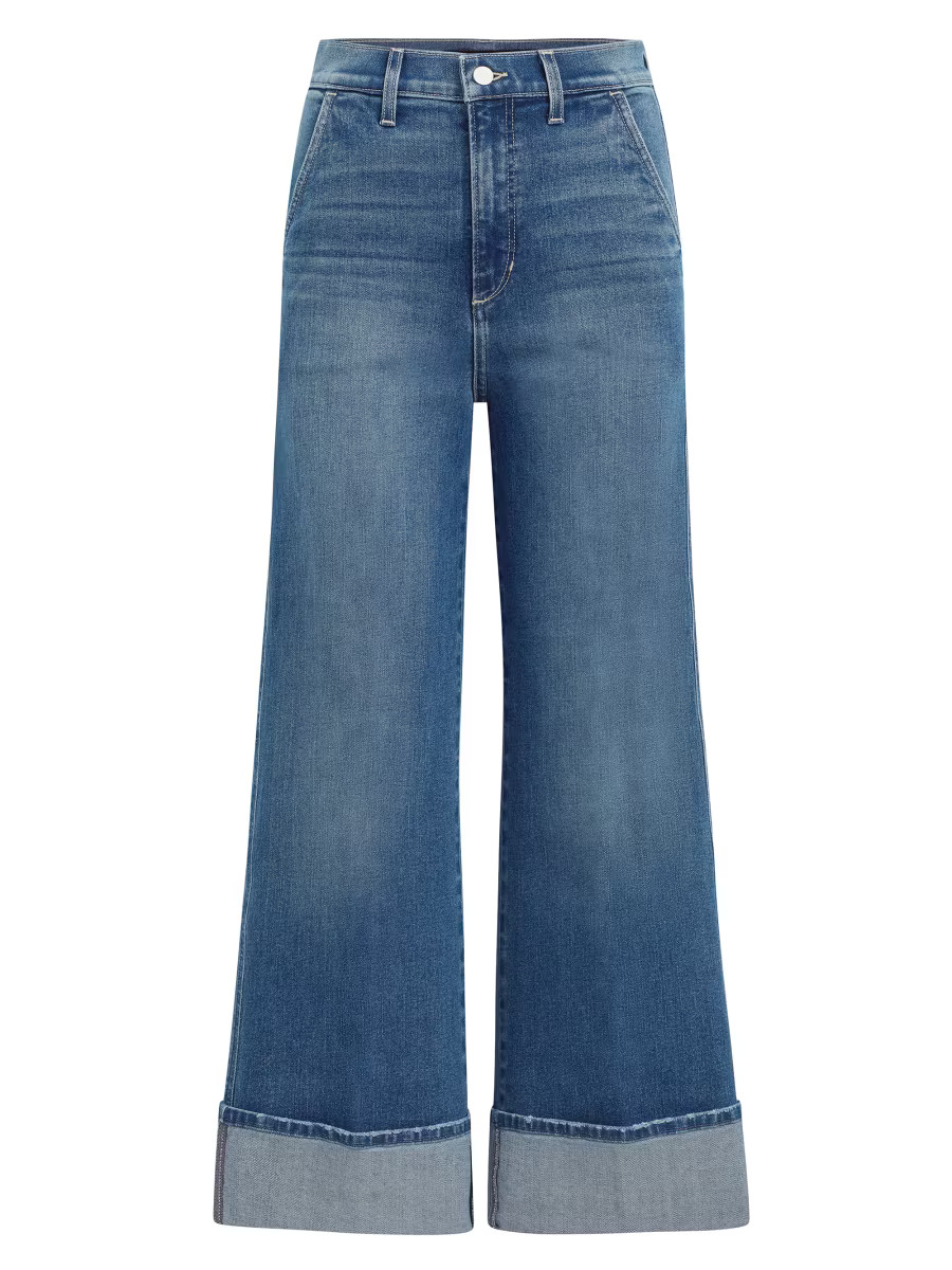 Trixie Cuffed Wide-Leg Jeans | Saks Fifth Avenue