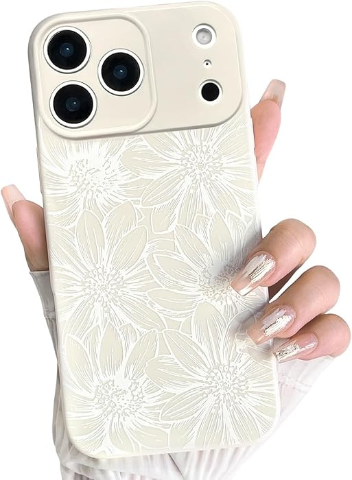 NITITOP Compatible for iPhone 17 Pro Max Case Silicone Cute Flower Floral Sunflowers Pattern for ... | Amazon (US)