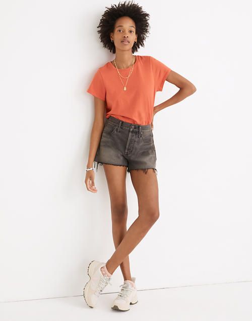 Relaxed Denim Shorts in Bienville Wash | Madewell