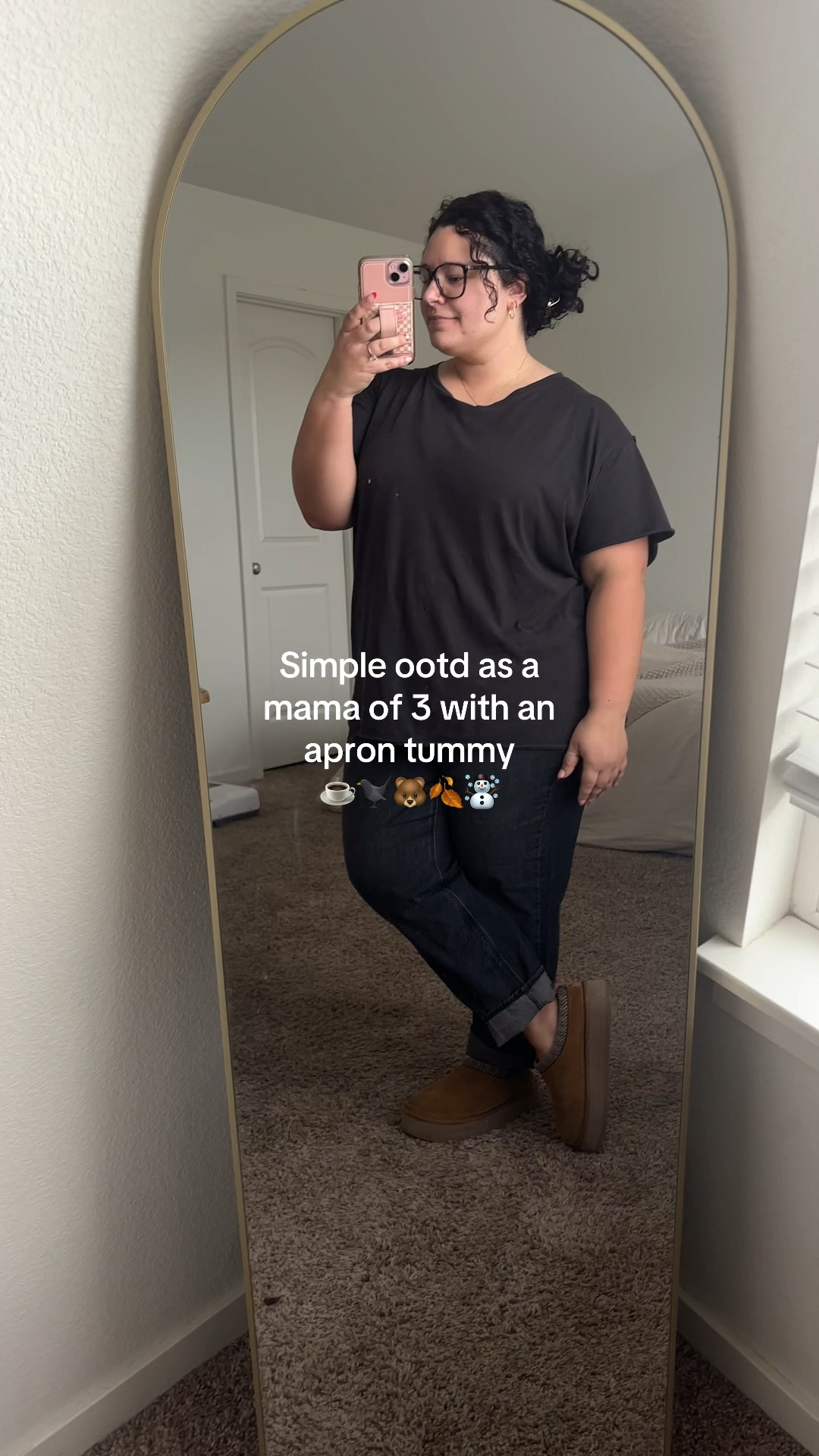 Simple ootd
Size 18 short in jeans and XL top

#LTKPlusSize #LTKMidsize