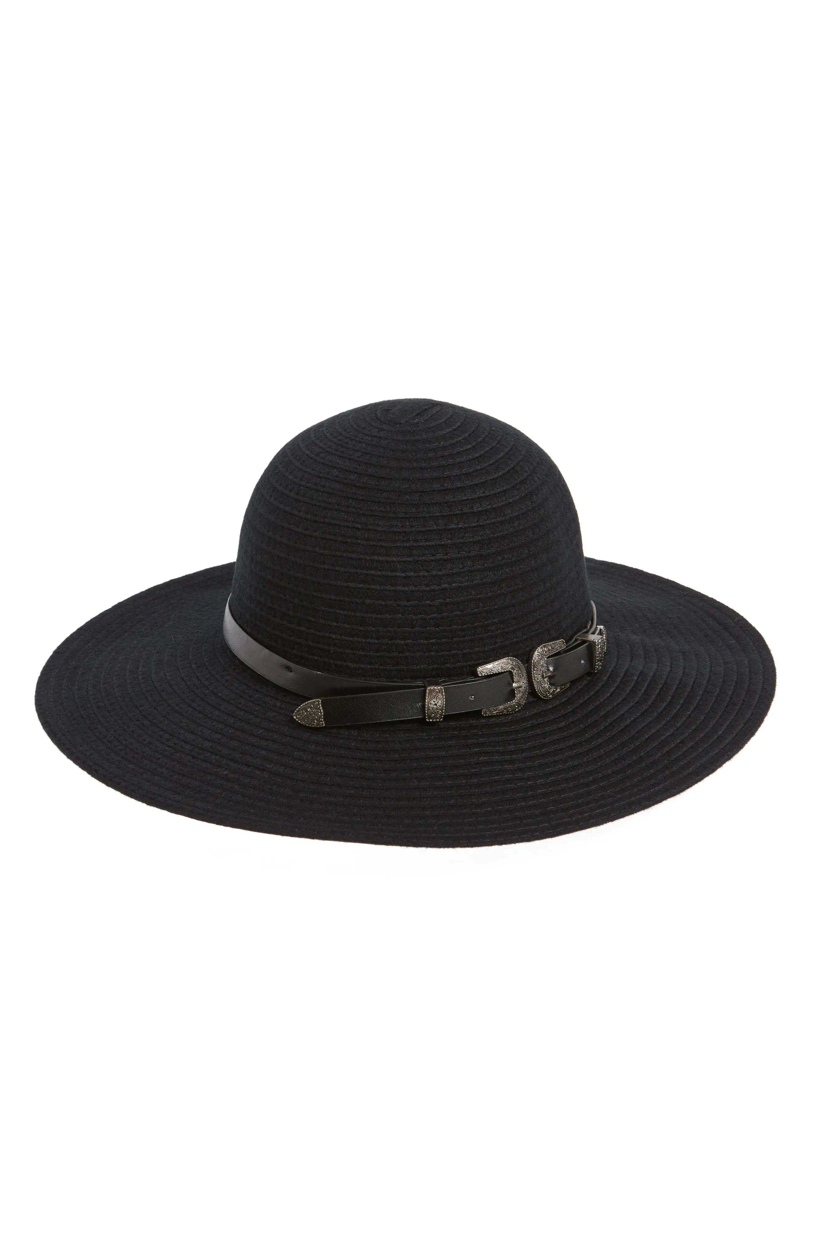 Belted Floppy Felt Hat | Nordstrom