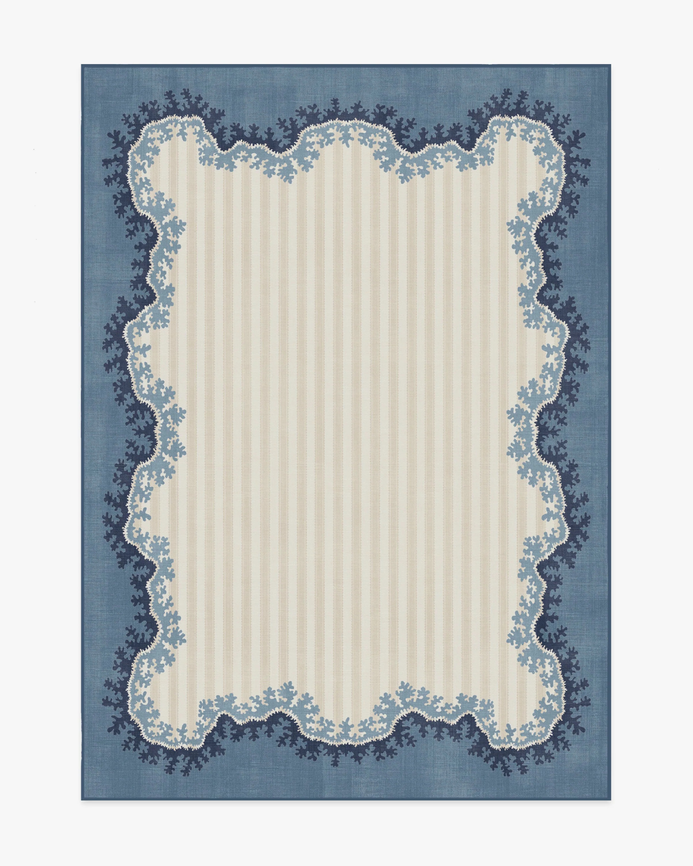 Sanderson Oxbow Indigo Tufted Rug | Ruggable | Ruggable