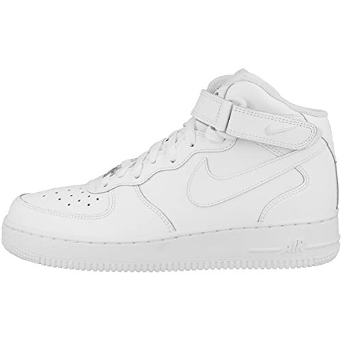 NIKE Girls Air Force 1 Trainers, White (White/White 113), 4.5 Little Kid | Amazon (US)
