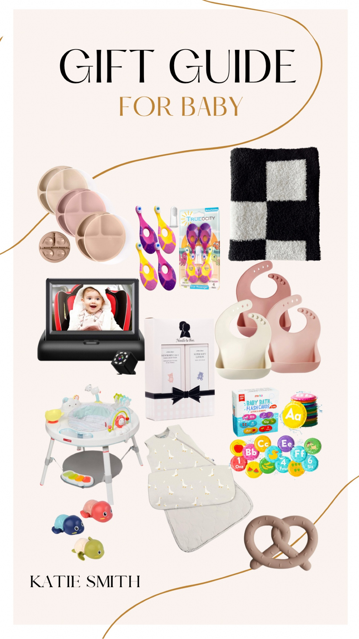 Some of my favorites for baby!! The bath toys are such a must have. 

Checkered kids blanket | car baby monitor | silicone toddler plate | silicone bibs | baby tooth brush | baby bath toys | skip hop activity center | activity center for baby | noodle and boo | gunamuna sleep bag | sleep sack for baby | neutral sleep bag | teething toys  

#LTKkids #LTKbaby #LTKGiftGuide