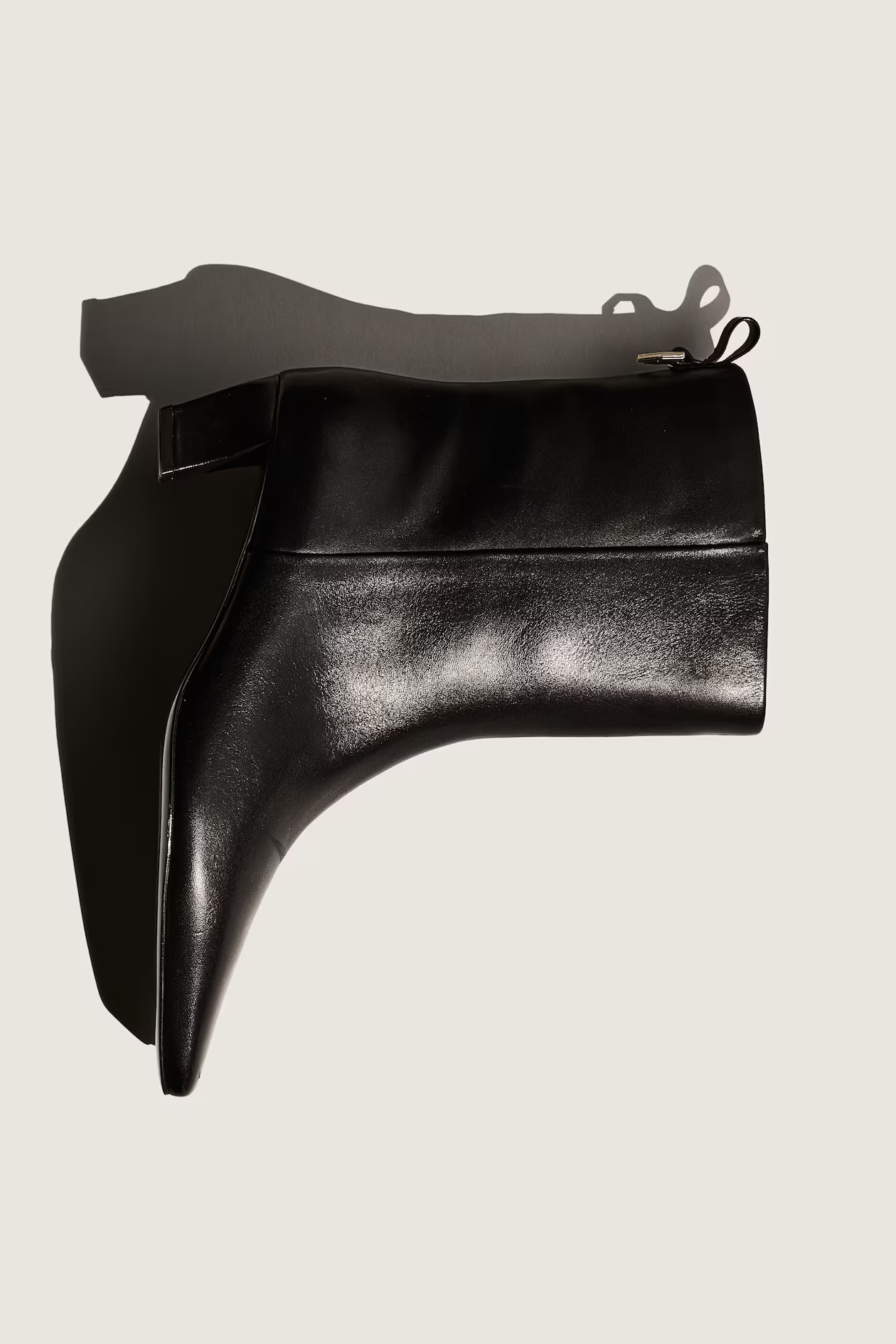 Heeled Leather Boots - Low heel - Black - Ladies | H&M US | H&M (US + CA)