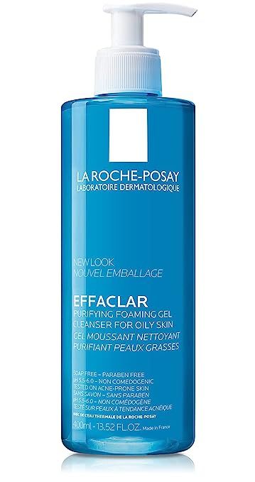 La Roche-Posay Effaclar Purifying Foaming Gel Cleanser for Oily Skin, Alcohol Free Acne Face Wash... | Amazon (US)