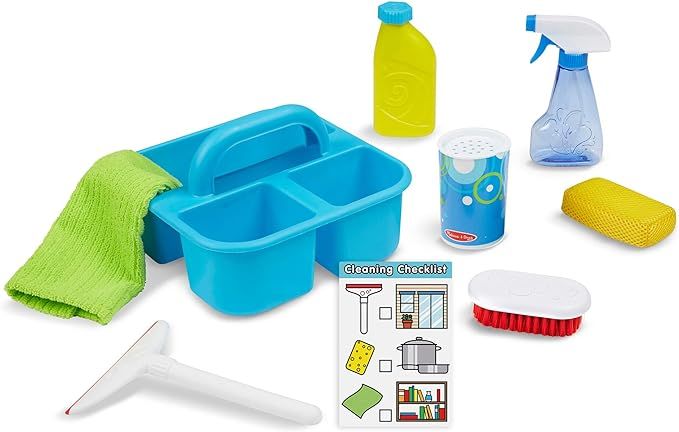 Melissa & Doug Spray, Squirt & Squeegee Play Set (Pretend Play Cleaning Set, Promotes Motor Skill... | Amazon (US)