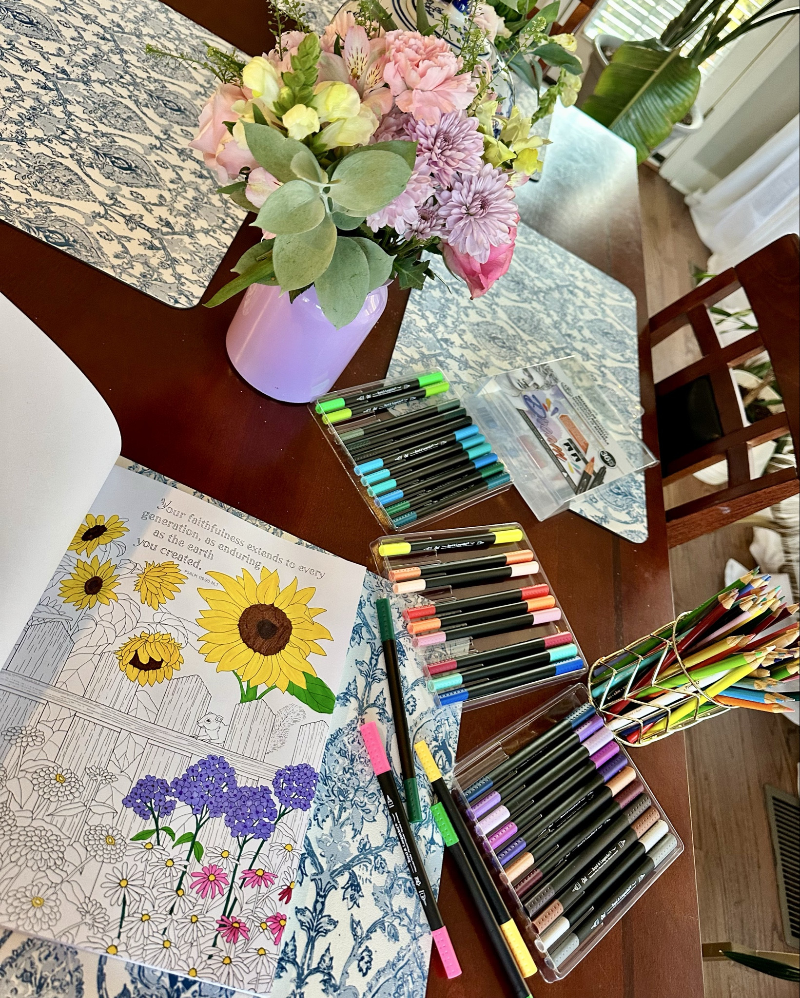 Waited too long to get back into coloring. Love this adult coloring book! would make a great gift! 🖍️🎨🫟