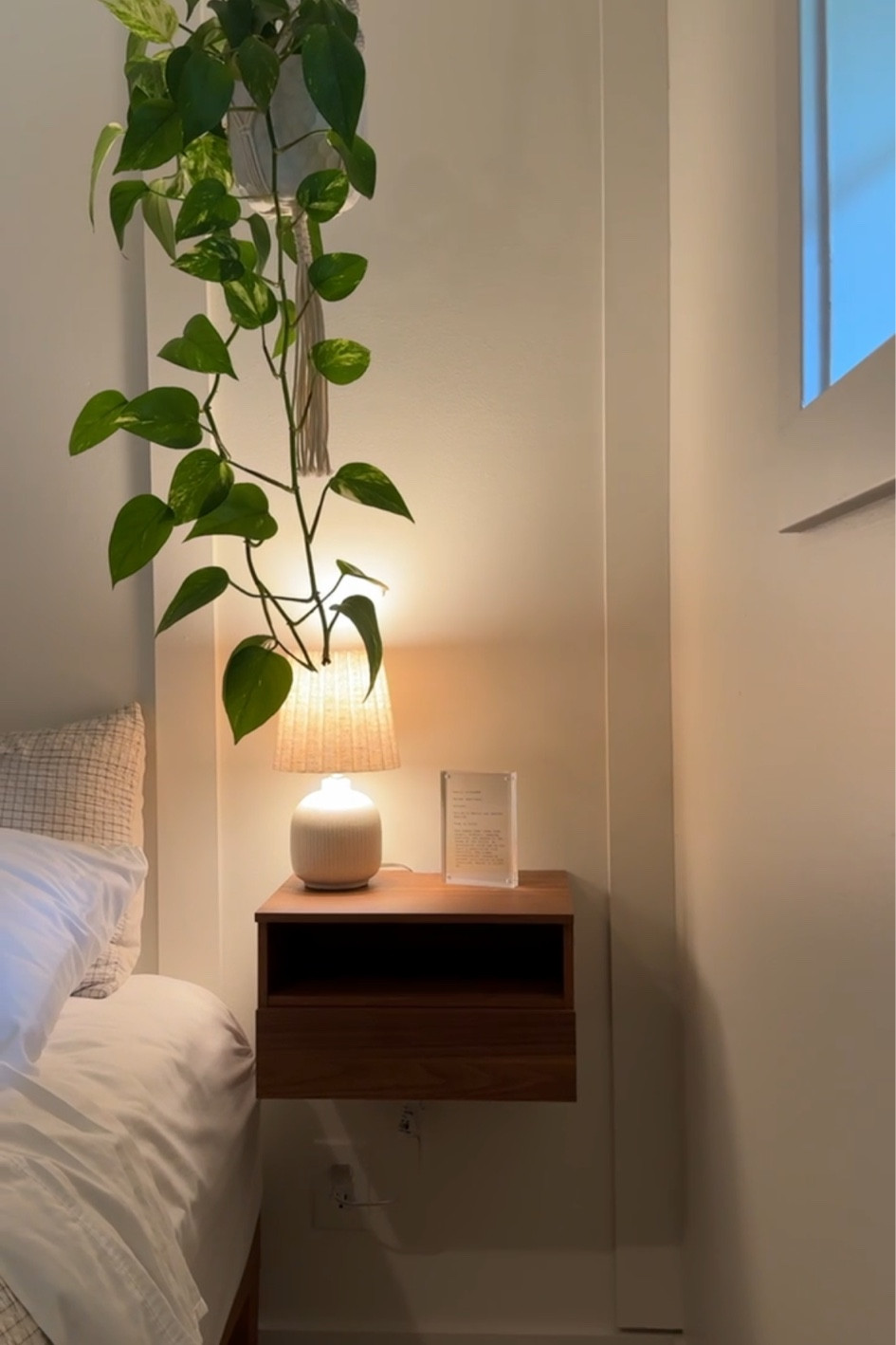 Floating furniture makes small spaces appear bigger - this nightstand is a must have for small bedrooms 🤞🏼

#LTKHome #LTKU #LTKWatchNow