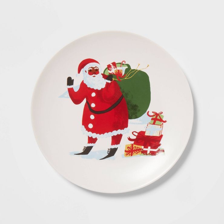 7.5" Stoneware Santa Appetizer Plate - Threshold™ | Target