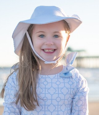 x The Broke Brooke Little Girls Abigail Sun Hat | Dillard's