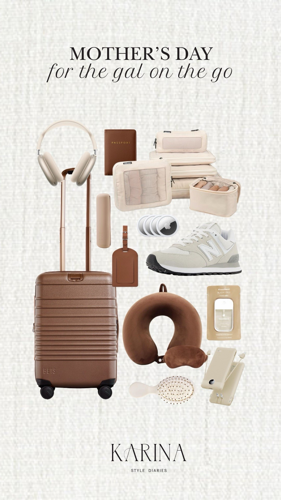 Mother’s Day gift ideas for the gal on the go! 🤎✈️ With travel season right around the corner, now is the perfect time to treat your mama (or yourself) to some new travel day must-haves. From a chic and sturdy suitcase to in-flight essentials, these finds are sure to get good use! 

#LTKGiftGuide #LTKFindsUnder100 #LTKTravel