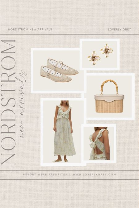 Loverly Grey Nordstrom new arrivals. I love this ruffle detail dress and embellished flats, perfect for a spring baby shower look. 

#LTKSeasonal #LTKbeauty #LTKstyletip