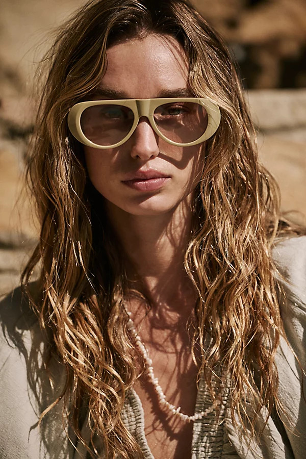 Harley Retro Aviator Oversized Sunglasses | Free People (Global - UK&FR Excluded)