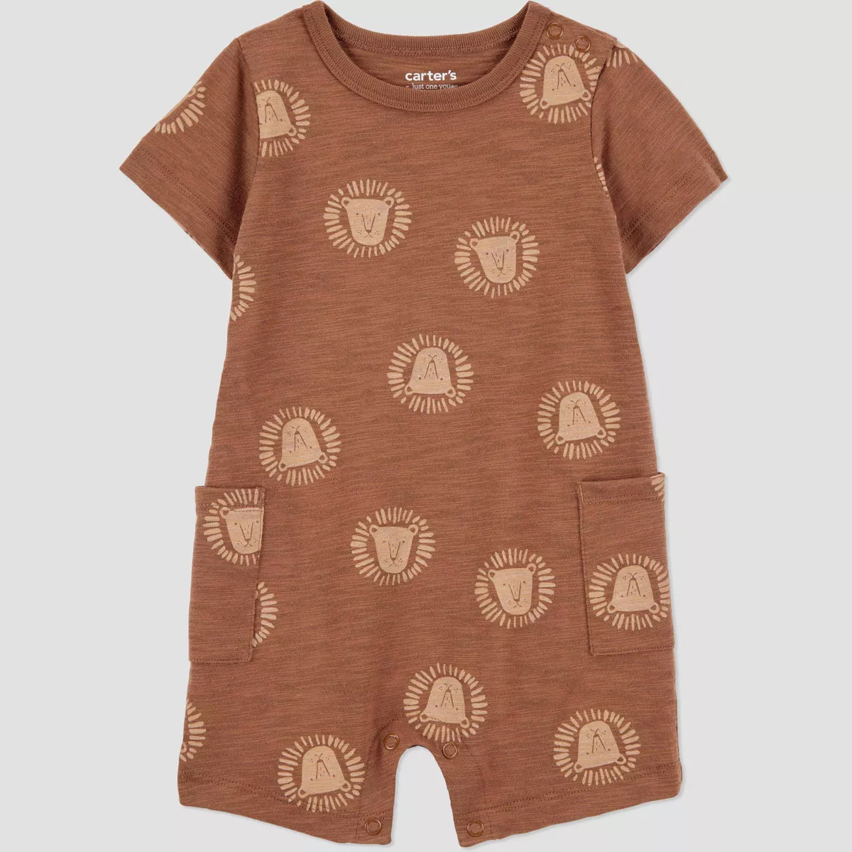Carter's Just One You®️ Baby Boys' Scenic Romper - Brown | Target