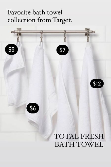 One of my favorite bath towel collections from Target. 

Lots of color options available. Super soft and a good price. 

#handtowels #bathsheets #bathtowel #towelset #targetfinds

#LTKhome