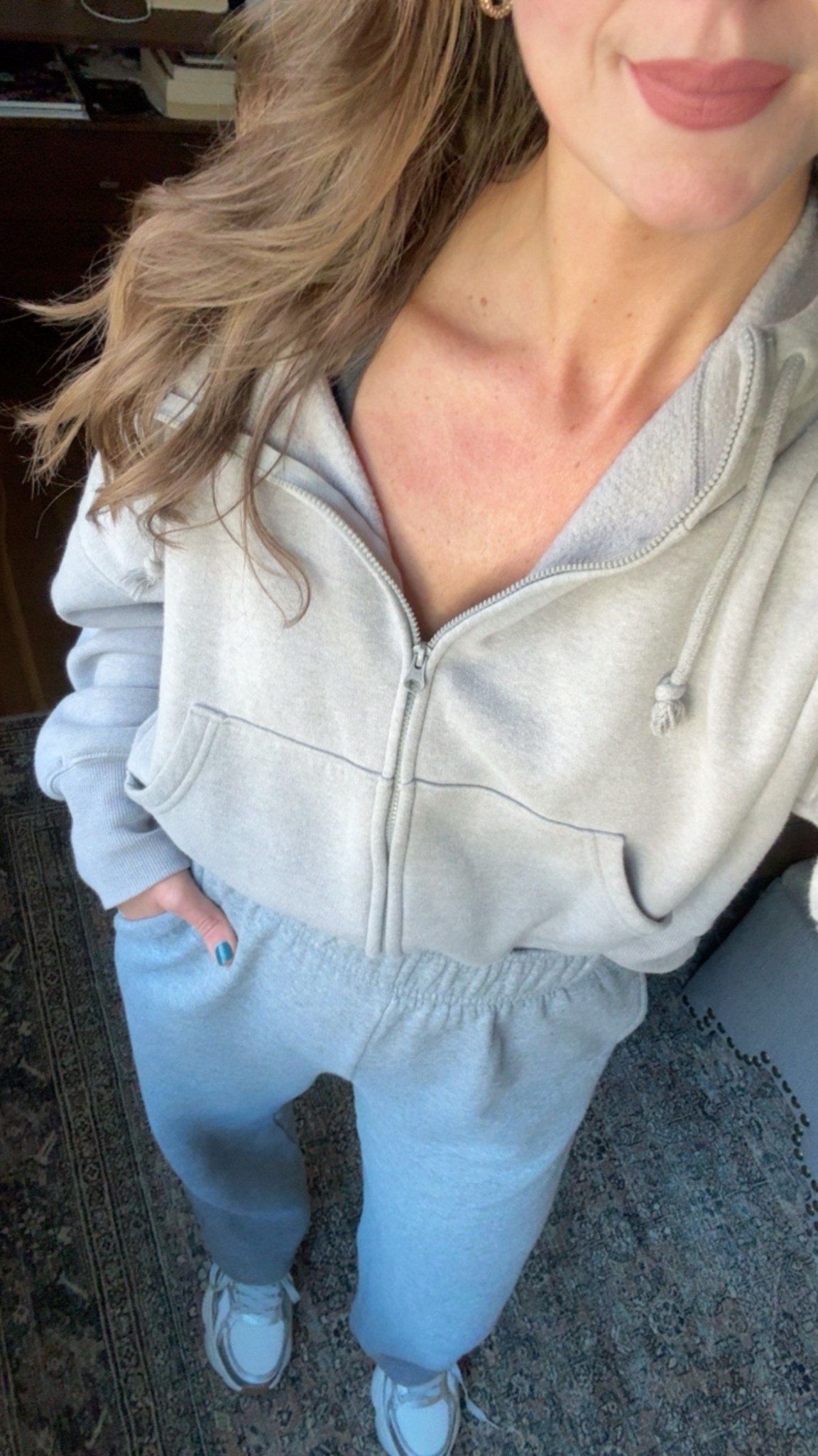Comfies!

These sneakers are under $60 and remind me of a good pair of chunky 80’s style sneakers! I love the bigger sole and grey/silver. I did an 8 and usually am a 7.5. 