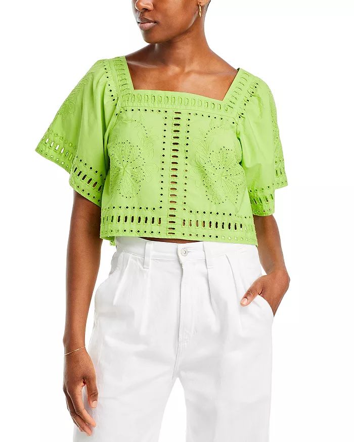 Laine Eyelet Top | Bloomingdale's (US)