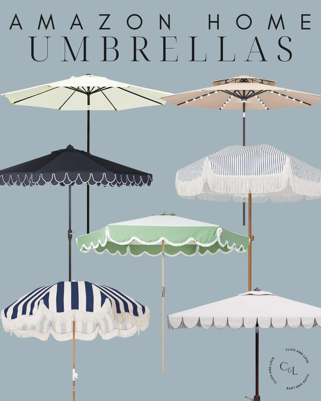 Amazon home umbrellas ⛱️ add some shade to your outdoor space with these budget friendly finds! 

Umbrella, outdoor umbrella, outdoor decor, outdoor furniture, sun umbrella, porch umbrella, deck umbrella, seasonal decor, summer essentials, patio finds, porch refresh, patio furniture, outdoor furniture, summer edit, budget friendly finds, style tip, beach must haves, budget friendly home decor, home decor finds, Amazon, Amazon home, Amazon must haves, Amazon finds, amazon favorites, Amazon home decor #amazon #amazonhome

#LTKStyleTip #LTKHome #LTKSeasonal