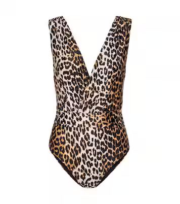 Recycled leopard-print swimsuit | Mytheresa (UK)