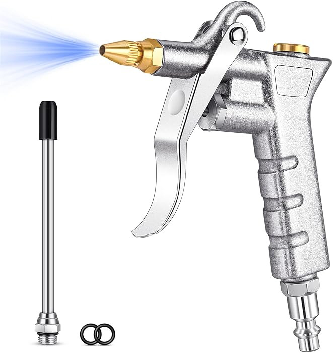 JASTIND Metal Air Blow Gun with Brass Adjustable Air Nozzle and Steel Extension, Air Compressor A... | Amazon (US)