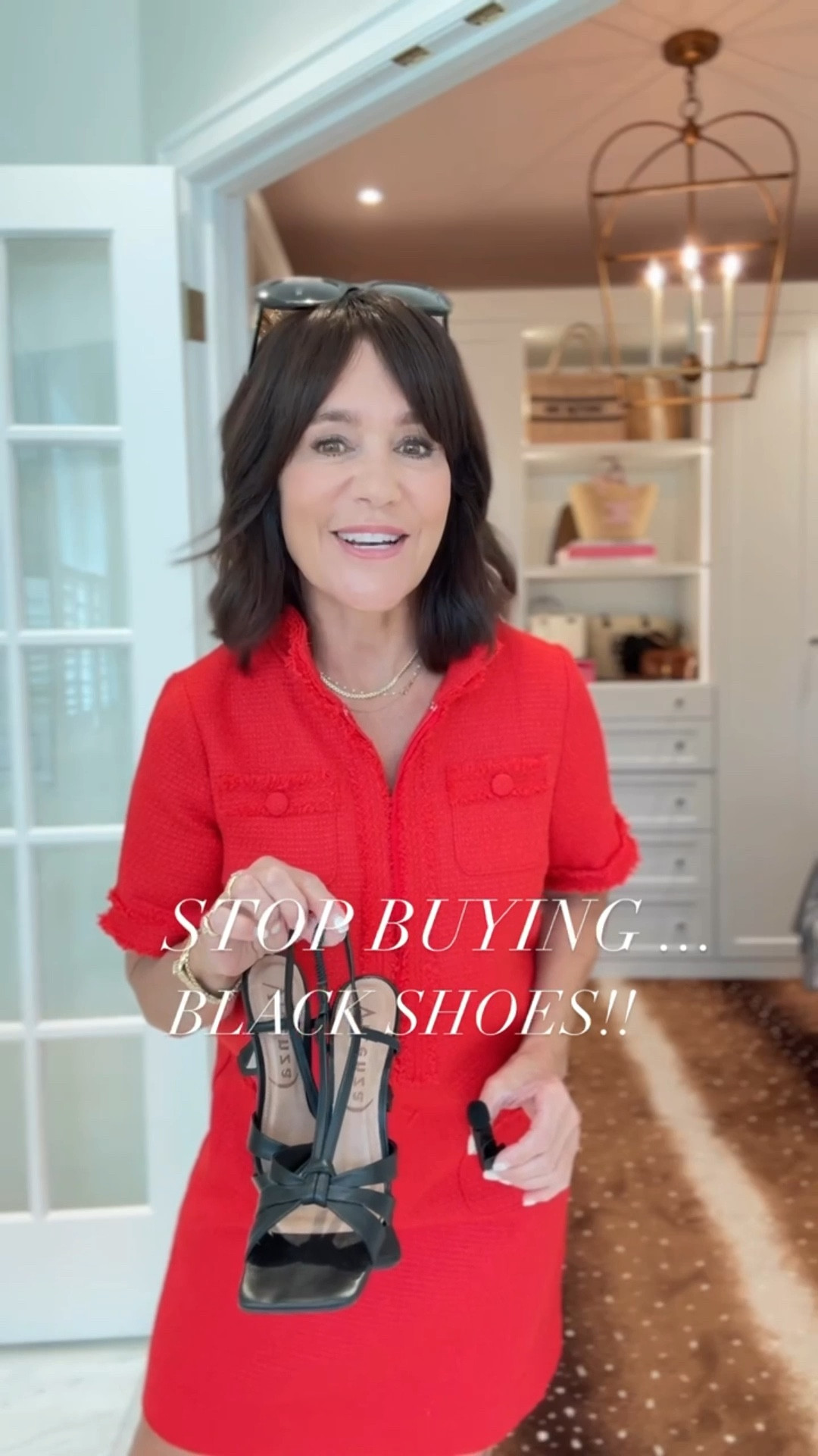 STOP BUYING BLACK SHOES!! ✨

HERE’S WHY …. sometimes … they can actually RUIN your outfits!! 🙌

Hi, I’m Susie! I was a Nordstrom Buyer and Personal Stylist for over 25 years, and I’ve helped 1000’s of women get dressed every single day!

And this shoe trick works EVERY SINGLE TIME!!!

Neutral shoes!!

They are SO versatile, leg lengthening and they work with everything from dresses to all your denim outfits!

Everyone should have several styles …
✔️ loafers
✔️ flat sandals
✔️ block heel sandals
✔️ higher heel sandals
✔️ strappy sandals

#personalstylist #shoestyle #styletips #shoes

#LTKSummerEdit #LTKShoeCrush #LTKOver40