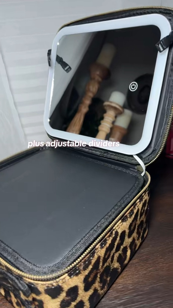 Traveling just got a glow-up! ✨ This travel makeup bag with an LED mirror is a game-changer—perfect for touch-ups on the go with amazing lighting and organized storage for all your beauty essentials. 💄✈️ #TravelMustHave #BeautyOnTheGo #LTKBeauty #MakeupBagGoals

#LTKBeauty #LTKGiftGuide #LTKTravel
