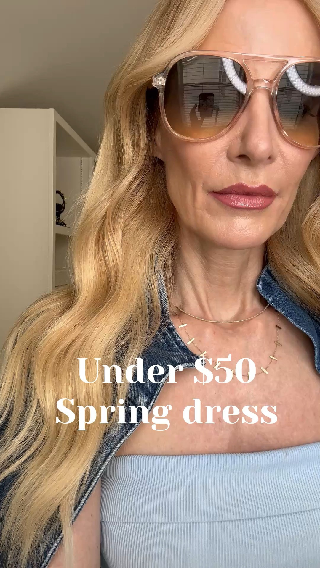 Flattering Amazon spring dress under $50 — the perfect strapless dress for date night, girls’ night, or an easy spring outfit.
This $44 lined dress with a chic side slit hugs in all the right places; styled with a Madewell denim jacket and East-West handbag. XS in the dress and XS in the jacket. 

 #LTKootd #LTKSeasonal #LTKOver40