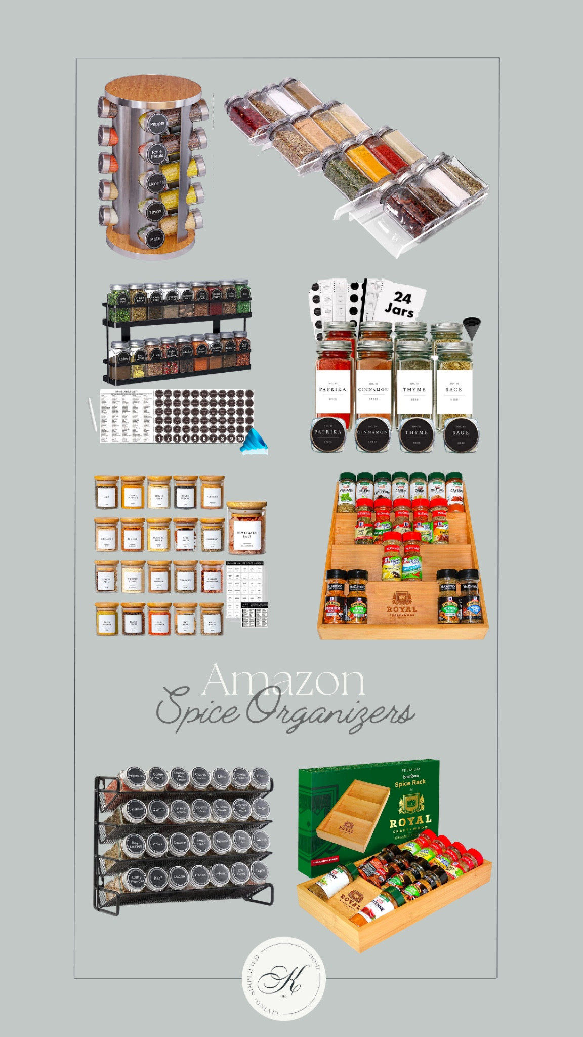 Get organized and spice up your kitchen with these stylish spice racks! 🌶️ Discover the perfect solution to keep your spices in order while adding a touch of elegance to your cooking space.

#SpiceRackOrganization
#AmazonKitchenEssentials
#KitchenOrganization
#SpiceRacks
#SpiceStorage
#CookingConvenience
#KitchenDecor
#OrganizedKitchen
#CookingEssentials
#SpiceOrganization
#KitchenMustHaves
#SpiceLovers
#KitchenInspiration
#SpiceUpYourLife
#TidyKitchen



#LTKhome