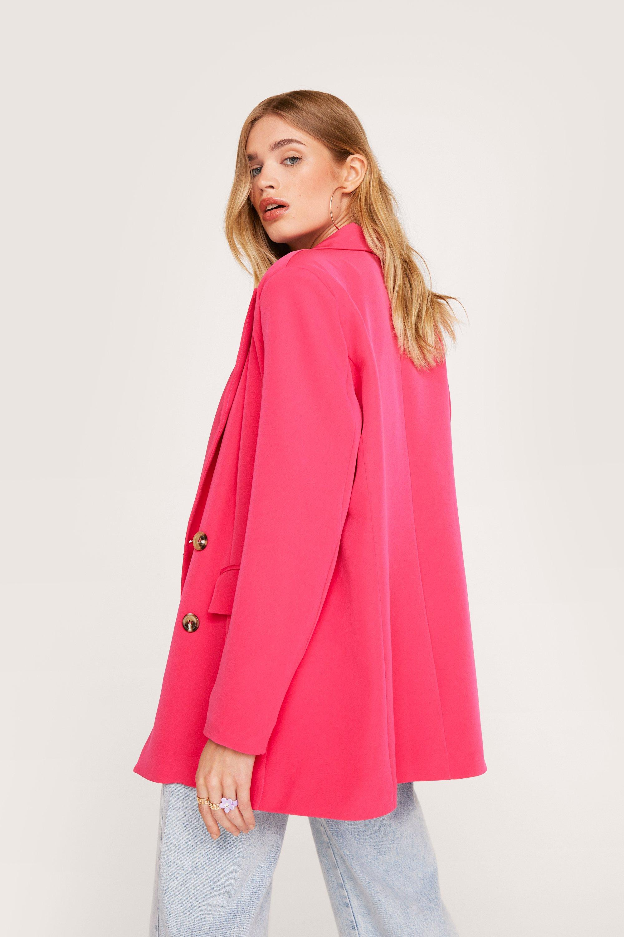 Oversized Double Breasted Blazer | Nasty Gal (US)