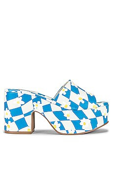 Larroude Miso Mule in Teal from Revolve.com | Revolve Clothing (Global)