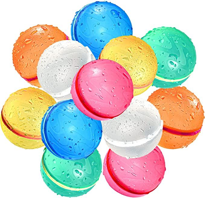 SOPPYCID CHINIKO Resuable Magnetic Water Balloons, Quick Fill Water Balloons,No Pick UP after Wat... | Amazon (US)