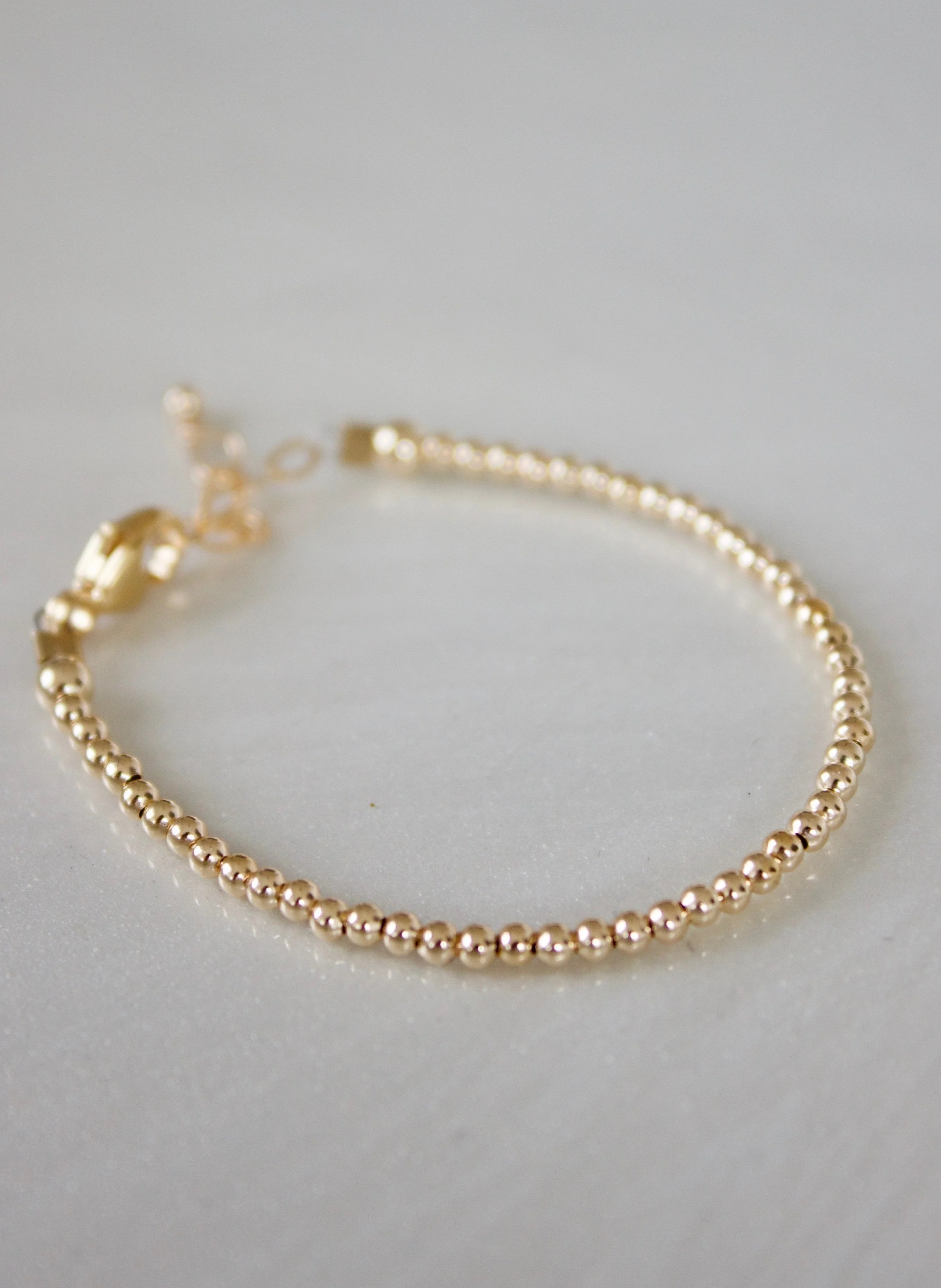 PETITE GOLD BABY BRACELET | Katie Waltman Jewelry