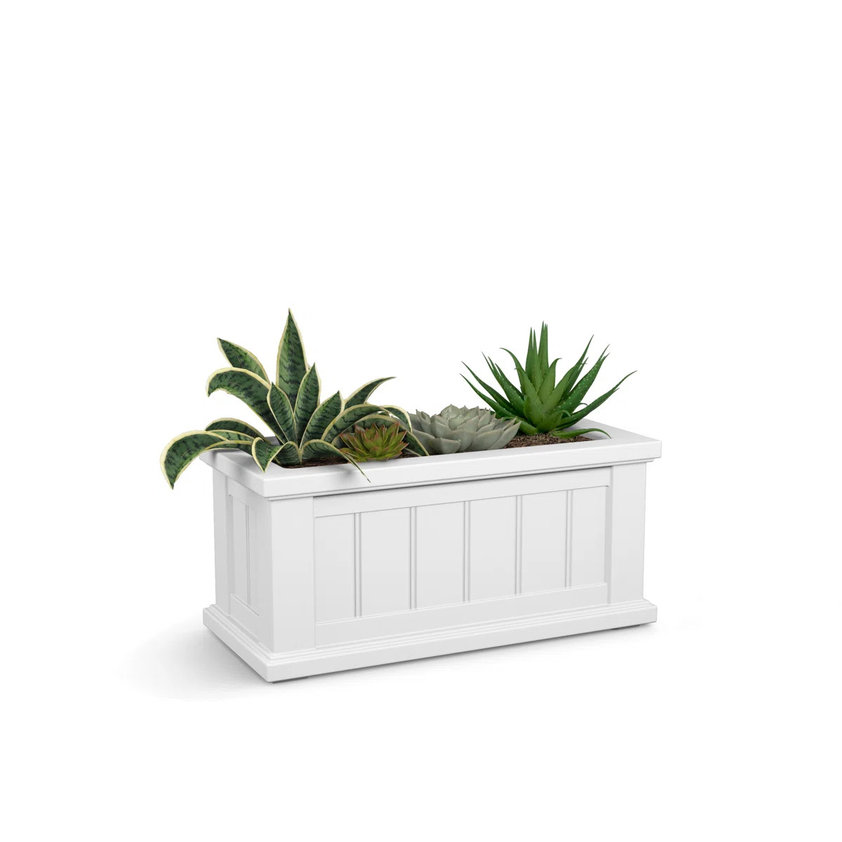 Selevae Resin Planter Box with Water Reservoir | Wayfair North America