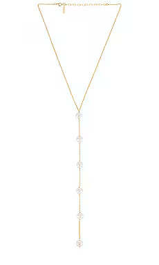Adina's Jewels Multi Pearl Lariat Necklace in Gold from Revolve.com | Revolve Clothing (Global)