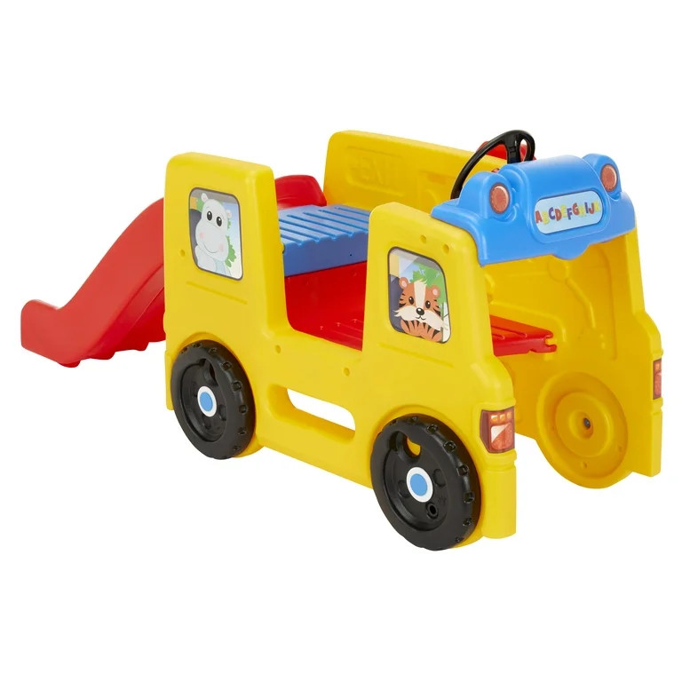 Little Tikes School Bus Climber and Slide with Interactive Dashboard | Walmart (US)