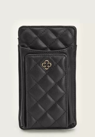 Carteira Capodarte Matelassê Preta | Dafiti (BR)