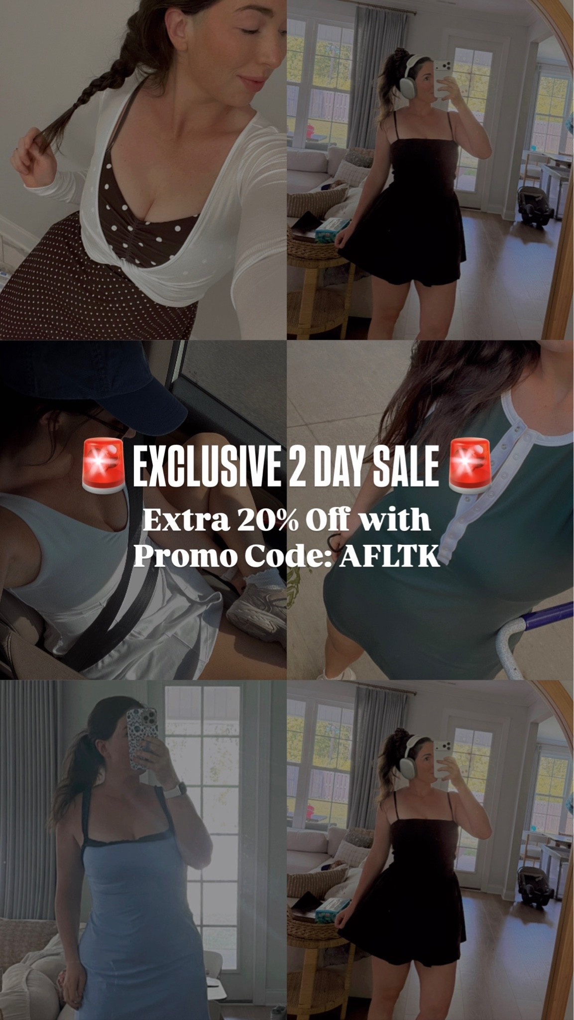 EXCLUSIVE 2 DAY SALE 

Extra 20% off with Promo Code: AFLTK

#LTKSaleAlert #LTKxAbercrombie