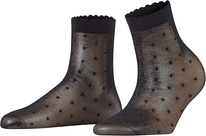 FALKE Women's Dot Dress Sock, Ultra Sheer Fine Mesh Socks, Low Calf High Ankle, Work or Casual, M... | Amazon (US)